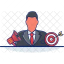 Business Target Success Goal Icon