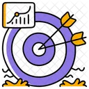 Growth Target Business Icon