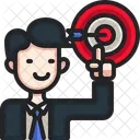 Business Target  Icon