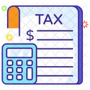Business Tax Calculator Tax Calculation Icon