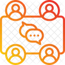 Business Team Conversation  Icon
