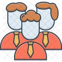 Uns Mitarbeiter Professionell Buro Icon