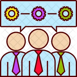 Business teamwork  Icon