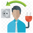 Businessman Male Entrepreneur Finance Manager Icon