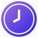 Business Time Circular Clock Office Time Icon