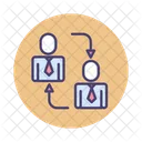Mbb Business To Business Business Transaction Icon