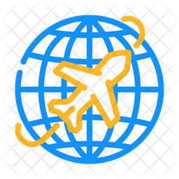 Business Tour Icon - Download in Dualtone Style