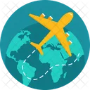 Business Tourism Airplane Icon