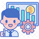 Business Training Business Growth Business Management Icon
