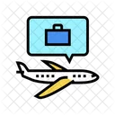 Air Travelling Working Icon