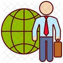 Business Traveler Icon