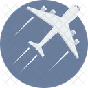 Business Trip International Flight Icon