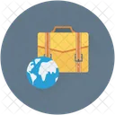Business Trip Globe Icon