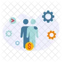 Financial Support Business Partnership Icon