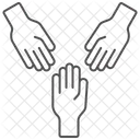 Business Unity Thinline Icon アイコン