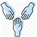 Business Unity Color Shadow Thinline Icon アイコン
