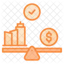 Market Approach Growth Business Ranking Icon