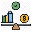 Market Approach Growth Business Ranking Icon