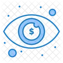 Business View Dollar Dollar Eye Icon