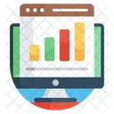 Business Website Data Chart Online Data Icon