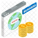 Business Website Corporate Web Trade Website Icon