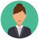 Business Woman Formal Icon