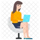 Business Woman Avatar  Icon