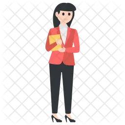 Business Woman Avatar  Icon