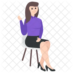 Business woman Avatar  Icon