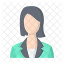 Business Woman Woman Employee Icon