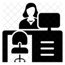 Business Woman  Icon