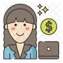 Business Woman Professions Professional Icon