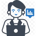 Business Woman Woman Employee Icon