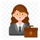 Business Woman  Icon