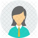 Business Woman Woman Employee Icon