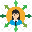 Business Women Links  Icon