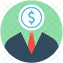 Businessman Businessperson Accountant Icon