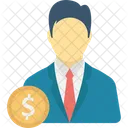 Businessman Businessperson Dealer Icon