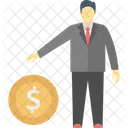Businessman Businessperson Dealer Icon