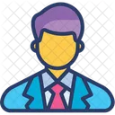 Businessman Consultant Manager Icon