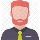 Businessman Avatar Beard Icon