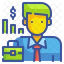 Businessman Officer Employee Icon
