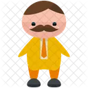 Businessman Moustache Business Icon