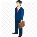Businessman Accountant Business Person Icon