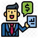 Businessman Man Money Icon