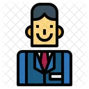 Businessman Man Smile Icon