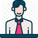 Businessman Person Manager Icon