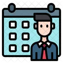Businessman Appointment  Icon