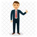 Businessman Dealer Retailer Icon