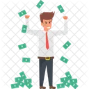 Celebrating Success Banknotes Icon